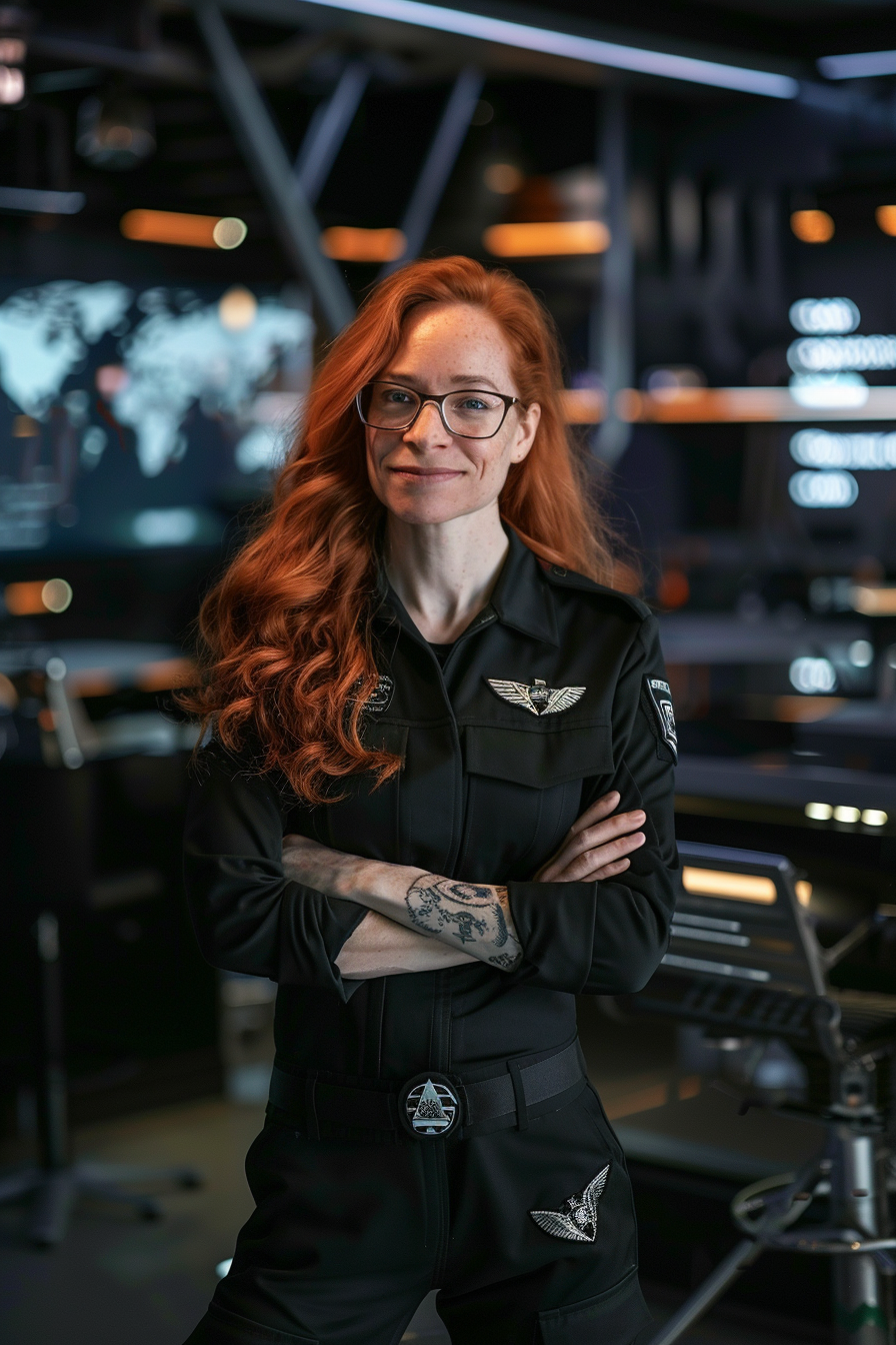 Ensign Charlene Carr portrait